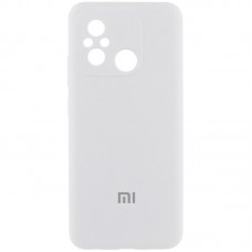 Чохол Silicone Cover Lakshmi Full Camera (AA) with logo для Xiaomi Redmi 12C / Poco C55 Білий / White
