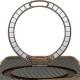 TPU+PC чохол Metal Buttons with MagSafe Carbon Ring для Apple iPhone 16 Pro Max (6.9")