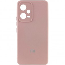 Чохол Silicone Cover Lakshmi Full Camera (AA) with logo для Xiaomi Poco X5 5G / Note 12 5G Рожевий / Pink Sand