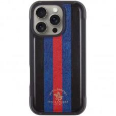 Шкіряний чохол Polo Santa Barbara Barton для Apple iPhone 16 Pro (6.3") Black / Navy