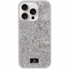 TPU чохол Bling World Rock Diamond для Apple iPhone 13 Pro (6.1") Срібний