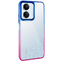 Чохол TPU+PC Fresh sip series для Xiaomi Redmi 13C / Poco C65 Рожевий / Синій