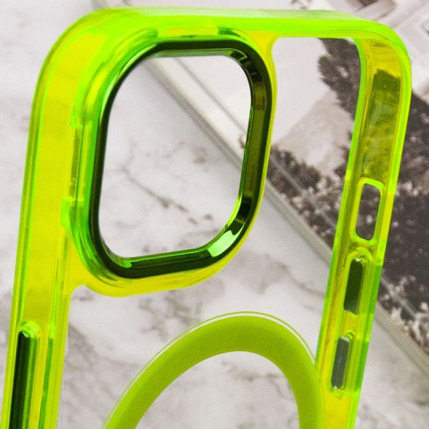 Чохол TPU Iris with MagSafe для Apple iPhone 12 Pro Max (6.7") Жовтий