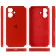 Чохол Silicone Case Full Camera Protective (AA) для Apple iPhone 16 (6.1") Червоний / Red