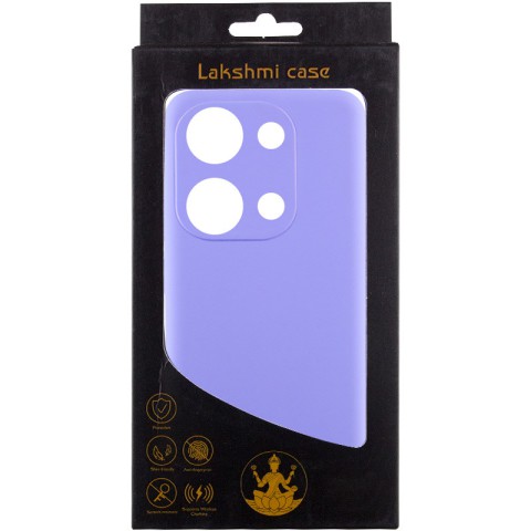 Чохол Silicone Cover Lakshmi Full Camera (AAA) для Xiaomi Redmi Note 13 4G Бузковий / Dasheen