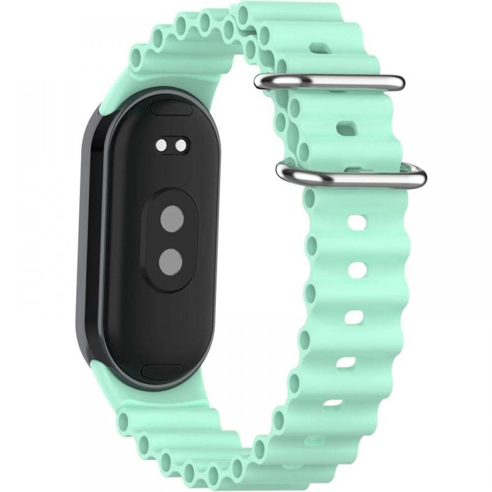 Ремінець Ocean Band для Xiaomi Mi Band 9/8/10 Бірюзовий / Blue Sea