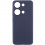 Чохол Silicone Cover Lakshmi Full Camera (AAA) для Xiaomi Redmi Note 13 4G Темно-синій / Midnight blue