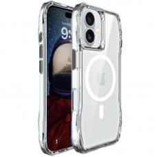 Чохол TPU Octagon with MagSafe для Apple iPhone 16 (6.1") Clear