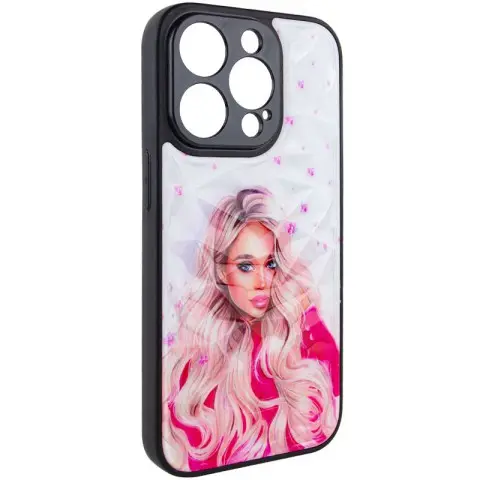 TPU+PC чохол Prisma Ladies для Apple iPhone 14 Pro Max (6.7") Pink