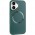 TPU чохол Bonbon Metal Style with MagSafe для Apple iPhone 16 Plus (6.7") Зелений / Pine green