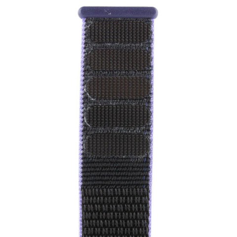 Ремінець Nylon для Smart Watch 22mm Темно-синій / Бузковий
