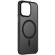 TPU+PC чохол Metal Buttons with MagSafe Colorful для Apple iPhone 15 Plus (6.7") Чорний
