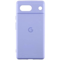 Чохол Silicone Cover Lakshmi Full Camera (AAA) with Logo для Google Pixel 7a Бузковий / Dasheen