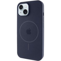 Чохол Silicone Case Full Protective (AA) with MagSafe для Apple iPhone 15 Plus (6.7") Темно-синій / Midnight blue