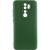 Чохол Silicone Cover Lakshmi Full Camera (AA) для Xiaomi Redmi 9 Зелений / Dark green