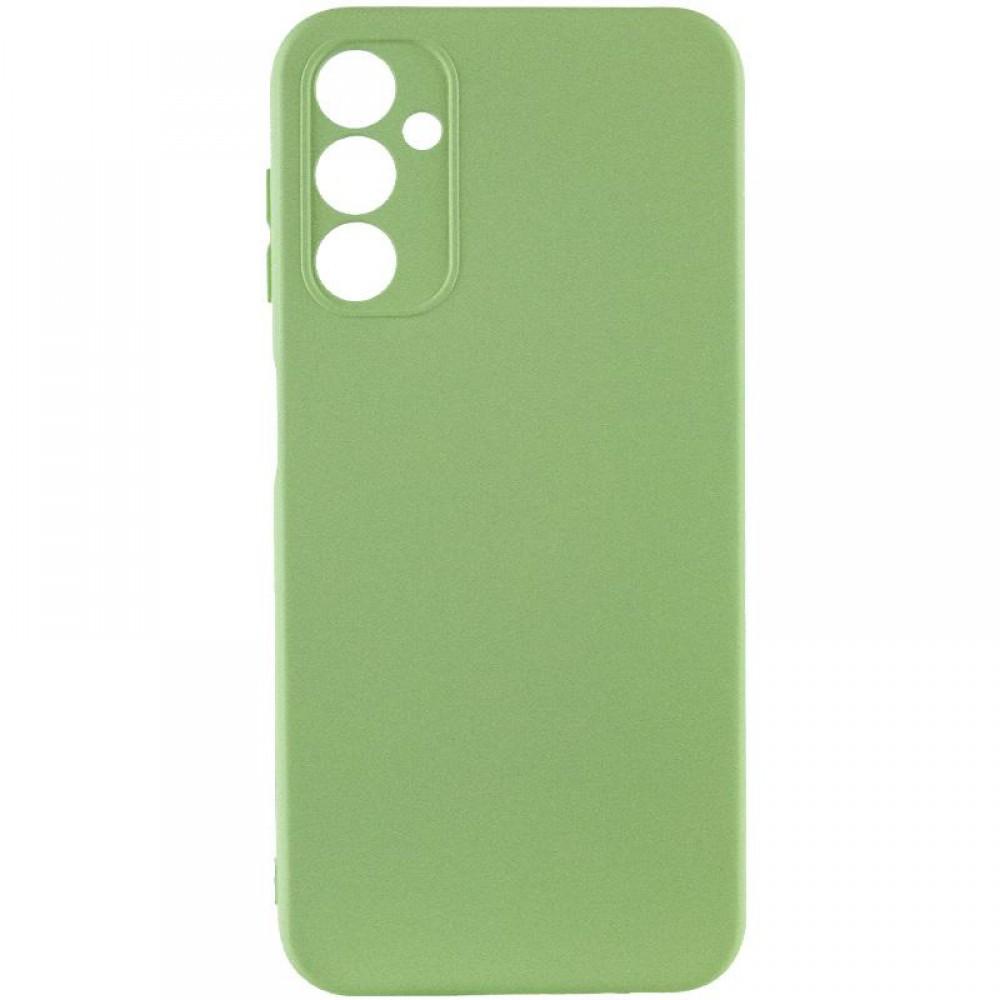 Чохол TPU GETMAN Liquid Silk Full Camera для Samsung Galaxy M34 5G Зелений / Pistachio