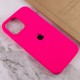 Чохол Silicone Case Full Protective (AA) для Apple iPhone 14 (6.1") Рожевий / Barbie pink