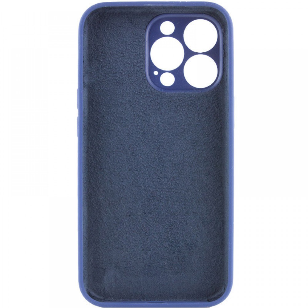 Чохол Silicone Case Full Camera Protective (AA) NO LOGO для Apple iPhone 16 Pro Max (6.9") Синій / Deep navy Чохол Silicone Case Full Camera Protective (AA) NO LOGO для Apple iPhone 16 Pro Max (6.9") Синій / Deep navy