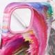 Шкіряний чохол Colour Splash with MagSafe для Apple iPhone 14 (6.1") Pink / Blue