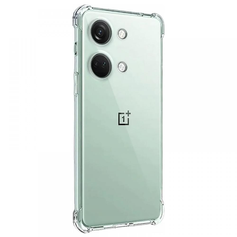 TPU чохол GETMAN Ease logo посилені кути Full Camera для OnePlus Nord 3 Безбарвний (прозорий)