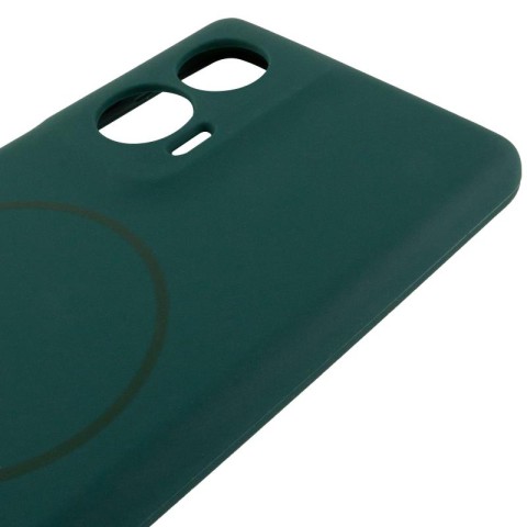 Чохол Silicone Cover Lakshmi Full Camera (AA) with MagFit для Motorola Edge 50 Fusion Зелений / Dark green