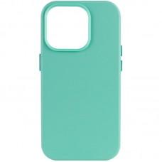 Шкіряний чохол Leather Case (AA Plus) with MagSafe для Apple iPhone 13 Pro (6.1") Ice