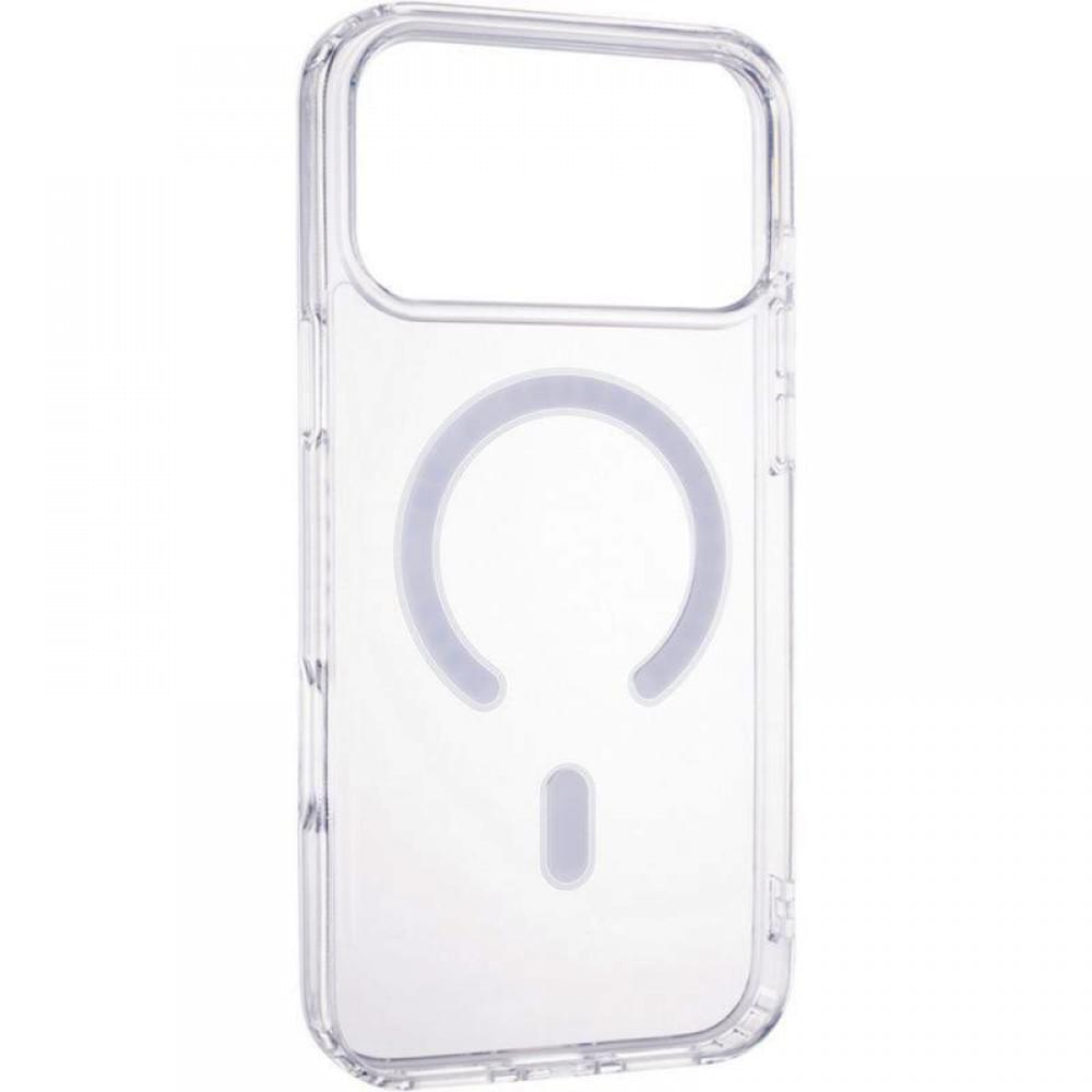 Чохол Clear Case (AAA) with MagSafe and Animation для Apple iPhone 17 Pro Max (6.9") Clear