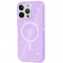 Чохол TPU Galaxy Sparkle (MagFit) для Apple iPhone 13 Pro (6.1") Purple+Glitter