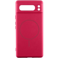 Чохол Silicone Cover Lakshmi Full Camera (AA) with MagFit для Google Pixel 8 Pro Червоний / Rose Red