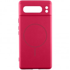 Чохол Silicone Cover Lakshmi Full Camera (AA) with MagFit для Google Pixel 8 Pro Червоний / Rose Red