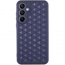 Чохол TPU Honeycomb для Samsung Galaxy A35 Темно-синій / Midnight blue