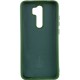 Чохол Silicone Cover Lakshmi (AA) для Xiaomi Redmi 9 Зелений / Dark green