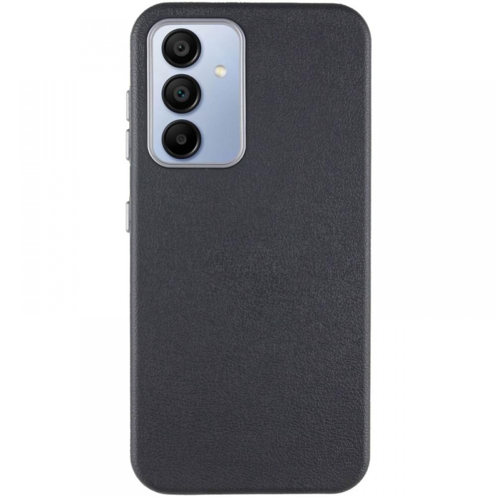 Шкіряний чохол Leather Case Metal Buttons для Samsung Galaxy S23 FE Black