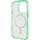 Чохол TPU Iris with MagSafe для Apple iPhone 13 Pro Max (6.7") Салатовий