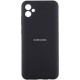 Чохол Silicone Cover Lakshmi Full Camera (AA) with logo для Samsung Galaxy A05 Чорний / Black