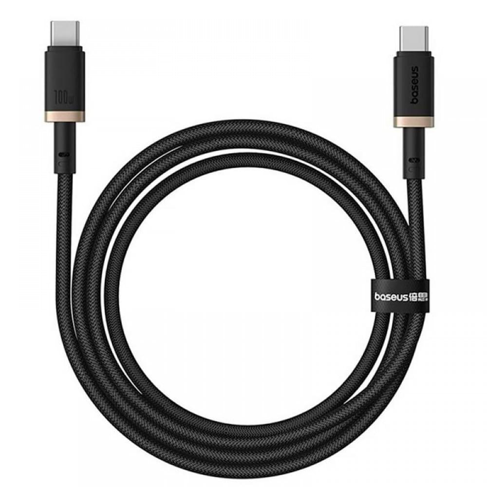 Дата кабель Baseus Dura Series Fast Charging Type-C to Type-C 100W (1m) (P10377803U01) Gold / Black