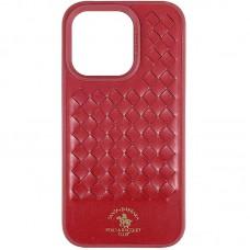 Шкіряний чохол Polo Santa Barbara для Apple iPhone 14 Pro Max (6.7") Red