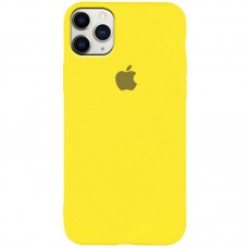 Чохол Silicone Case Slim Full Protective для Apple iPhone 11 Pro (5.8") Жовтий / Neon Yellow