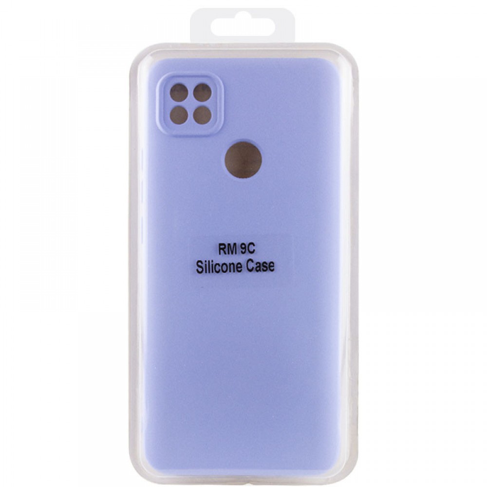 Чохол Silicone Cover Lakshmi Full Camera (AA) для Xiaomi Redmi 10A Бузковий / Dasheen