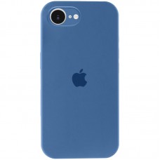 Чохол Silicone Case Full Camera Protective (AA) для Apple iPhone 16e (6.1") Синій / Blue Jay