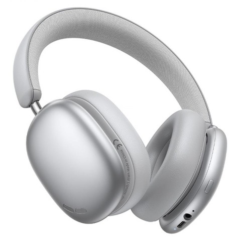 Накладні бездротові навушники Hoco W63 Triunfo ANC Silver