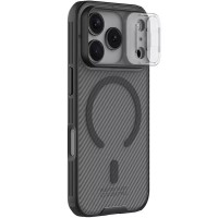 Карбонова накладка Nillkin CamShield Pro Magnetic для Apple iPhone 17 Pro (6.3") Transparent black