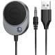 Bluetooth аудіо ресивер Hoco E150 Path AUX BT5.4 Metal gray