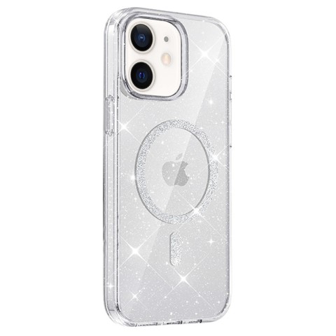Чохол TPU Eclipse Sparkle (MagFit) для Apple iPhone 11 (6.1") Clear