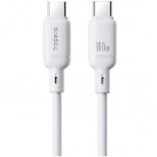 Дата кабель Baseus Silky Series OS Fast Charging Type-C to Type-C 100W (2m) (P10377704) Moon White