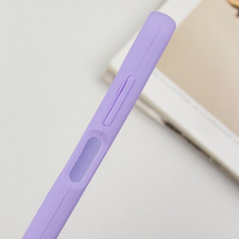 Чохол Silicone Cover Lakshmi Full Camera (AA) для Samsung Galaxy A25 5G Бузковий / Dasheen