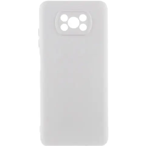 Чохол Silicone Cover Ummi Lakshmi Full Camera (AA) для Xiaomi Poco X3 NFC / Poco X3 Pro Білий / White