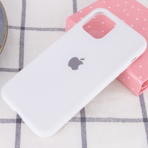Чохол Silicone Case Full Protective (AA) для Apple iPhone 11 (6.1") Білий / White