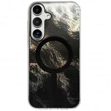 Чохол TPU Shiny Mountain (MagFit) для Samsung Galaxy S24 Black