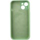 Чохол Silicone Case Full Camera Protective (AA) NO LOGO для Apple iPhone 13 (6.1") Зелений / Pistachio